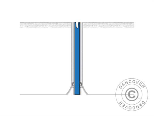 Samlestykke til FleXtents® PRO foldetelt 4m serien, Blå, 2 stk.  