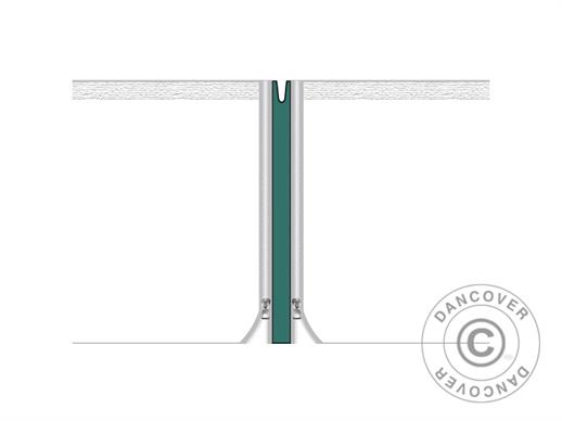 Painéis de juntas de enchimento para tendas dobráveis da FleXtents® PRO da série de 4m, Verde, 2 unids.