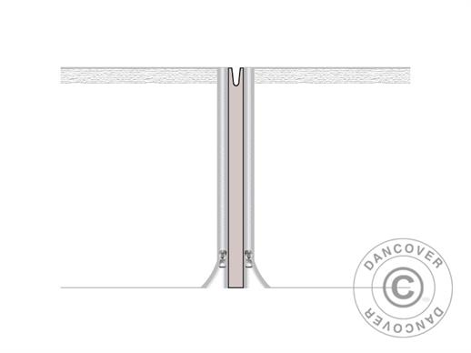 Painéis de juntas de enchimento para tendas dobráveis da FleXtents® PRO da série de 4m, Latte, 2 unids.