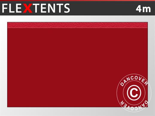 Standardna bočna stranica FleXtents, 4m, Crvena
