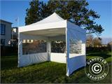 FleXtents takdrapering, Hvit, til 4x4m Quick-up telt