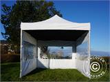 Fodera per il tetto FleXtents, Nero, per gazebo pieghevole di 4x4m