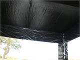 Fodera per il tetto FleXtents, Nero, per gazebo pieghevole di 4x4m