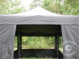 FleXtents Dakgordijnen, Zwart, voor 4x4m Vouwtent