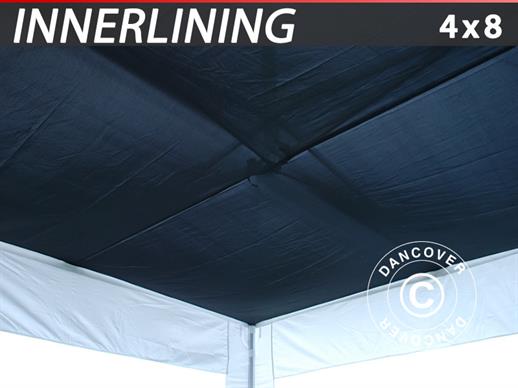 Forro de Teto da FleXtents, Preto, para tenda dobrável de 4x8m