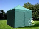 Kit de parede lateral para Tenda Dobrável FleXtents 3x3m, Verde