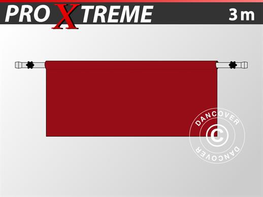 Półścianka do FleXtents PRO Xtreme, 3m, Czerwony