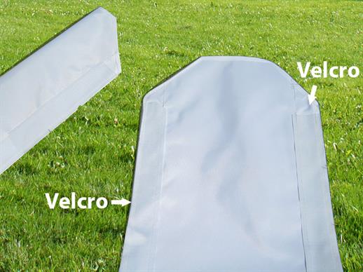 Gouttière 8m, Blanc, pour FleXtents