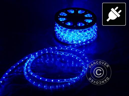 Lichtschlauch LED, 50 m, Ø1,2cm, Mehrfachfunktion, Blau NUR 2 ST. ÜBRIG