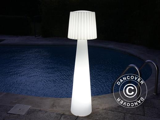 Floor lamp Lady, 40x40x150 cm, White