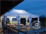 FleXtents Steel gardiner, Hvit, 2 stk.