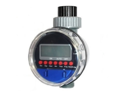 Elektronisk tidsur til vanningsanlegg med dryppfunksjon