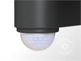 Scheinwerfer RF2.1, kabellos LED, PIR-Sensor und Batterie, Schwarz