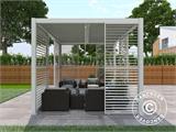 Panel de Persiana para cenador pérgola bioclimática San Pablo, 0,90x2,175m, Blanco