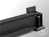 Wall bracket f/San Pablo gazebo 3x3 m, 3x4 m, and 4x4 m, Black, 2 pcs.