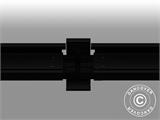 Wall bracket f/San Pablo gazebo 3x5.8 m and 4x5.8 m, Black, 3 pcs.