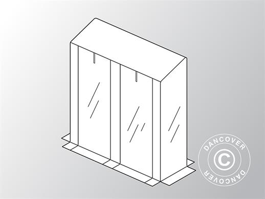 Lean-to greenhouse Cover for GH16270, 0.48x1.43x1.52 m, Transparent ONLY 3 PCS. LEFT Lean-to greenhouse Cover for GH16270, 0.48x1.43x1.52 m, Transparent ONLY 3 PCS. LEFT