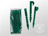 Plastpinnar för att säkra växthusplast, Ø12x15cm, 10 st, Grön
