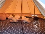 Bell tent matten voor 4m TentZing® tenten, 2 st., Blauw/Wit