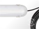 Industriāls LED lineārs gaismeklis ar 3 savienojumiem, Balta