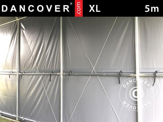 Kit Cavo d’Acciaio Extra Robusto per capannone tenda PRO 5m (altezza laterale 2,5m/inclinazione del tetto: 30°)