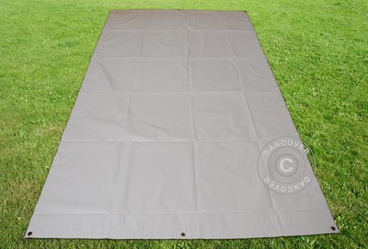 Bâche, couverture de sol 4,5x8,5m PVC, Gris