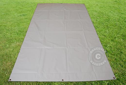 Bâche/Couverture de sol 4,5x8,5m PVC, Gris