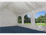 Marquee lining and leg curtain pack, White, for 4x6 m marquee