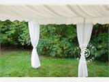 Marquee lining and leg curtain pack, White, for 5x6 m marquee