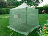 Cover for FleX Greenhouse, 3x3 m, PE, Transparent/Green Cover for FleX Greenhouse, 3x3 m, PE, Transparent/Green