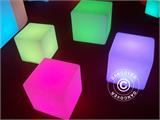 LED-kub ljus, 20x20cm, Multifunktion, Multifärg