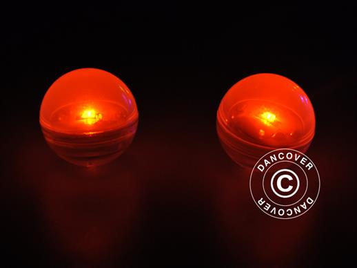 Billes lumineuse LED, Fairy Berry, Orange, 24  pièces