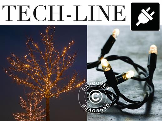 Guirlande lumineuse LED, Tech-Line, 4,5m, Blanc Chaud