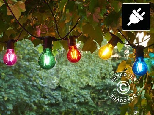 LED fairy lights start set, Tobias, 4.5 m, Multicoloured