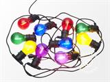 LED Lichterkette Ergänzungsset, Tobias, 4,5m, Mehrfarbige