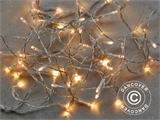 Catena di luci LED, 25m, Multifunzione, Bianco Caldo SOLO 5 PZ. DISPONIBILE