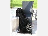 Faux Fur Blanket 130x165 cm, Black ONLY 3 PCS. LEFT