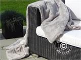 Faux Fur Blanket 130x165 cm, Grey