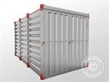 Stangsluiting voor Orion containers, Zilver, 1 st.