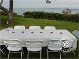 Velour tablecloth 1.5x10 m, White, ONLY 1 PC. LEFT