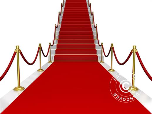 Red carpet runner, 2x6 m, 400 g