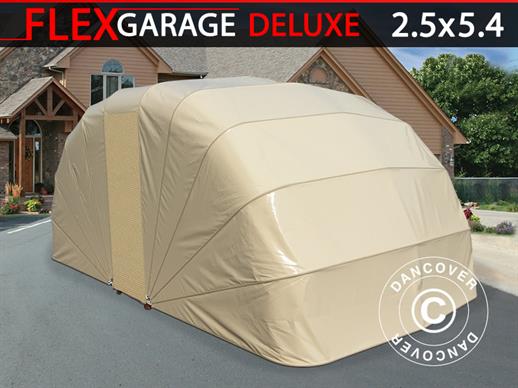 Garagem dobrável (Carro), 2,5x5,4x2m, Bege Garagem dobrável (Carro), 2,5x5,4x2m, Bege