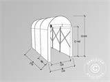 Box auto tunnel (Moto), 1,5x2,7x2,05m, Grigio