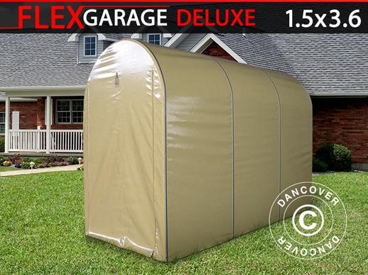 Faltgarage Tunnel (Motorrad), 1,5x3,6x2,05m, beige Faltgarage Tunnel (Motorrad), 1,5x3,6x2,05m, beige