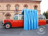 Garage tunnel pliable (Caravane), 3,5x7,21x3,9m, Blanc
