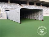 Stadiontunneli, kokoontaitettava, 2x9,27x2,2m, Valkoinen