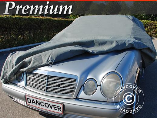 Car Cover Premium, 4.96x1.79x1.27 m, Grey