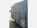 Cubierta para caravana, 6,4x2,5x2,25m, Gris