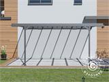 Lean-to carport Mistral Wall, 3,03x5,09x2,27m, Antracit