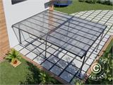 Dubbele carport Mistral Double, 6,06x5,09x2,27m, Antraciet